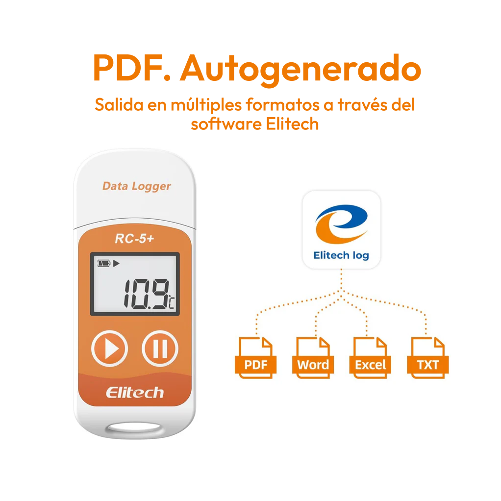 REGISTRADOR DE TEMPERATURA RC5+ data logger elitech ecuador rc5+