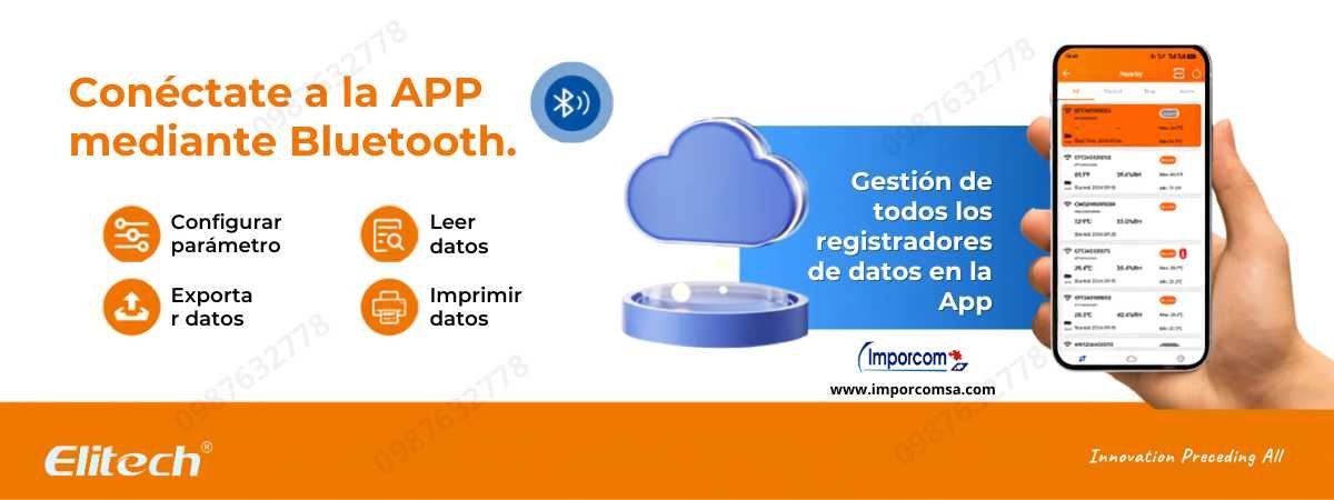 Data Logger Elitech GSP-6 Pro App