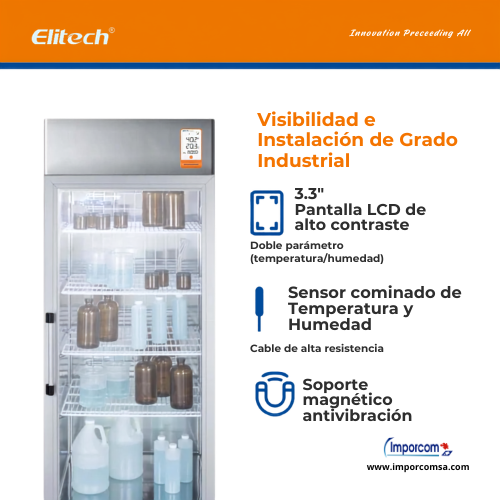Data Logger Elitech GSP-6 Pro-sensor combinado